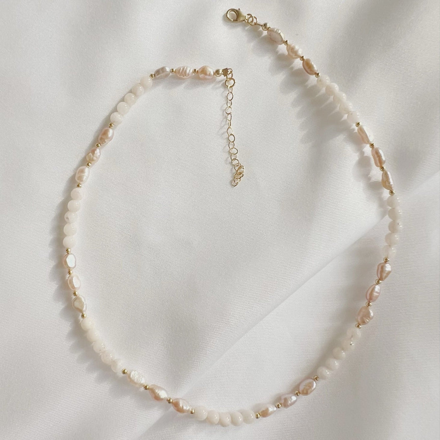 Sunset Pearl Beaded Necklace - Southern Soule Designs
