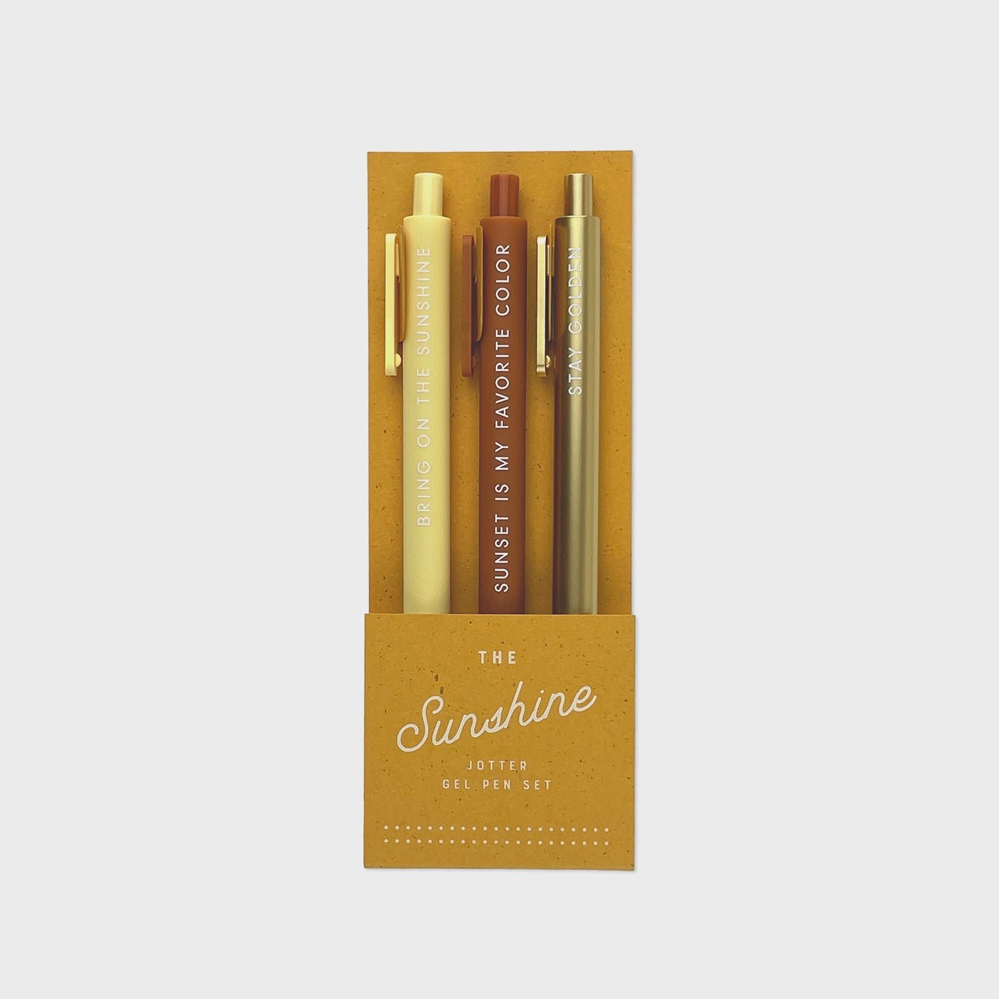 Sunshine Jotter Gel Pen Set - Southern Soule Designs