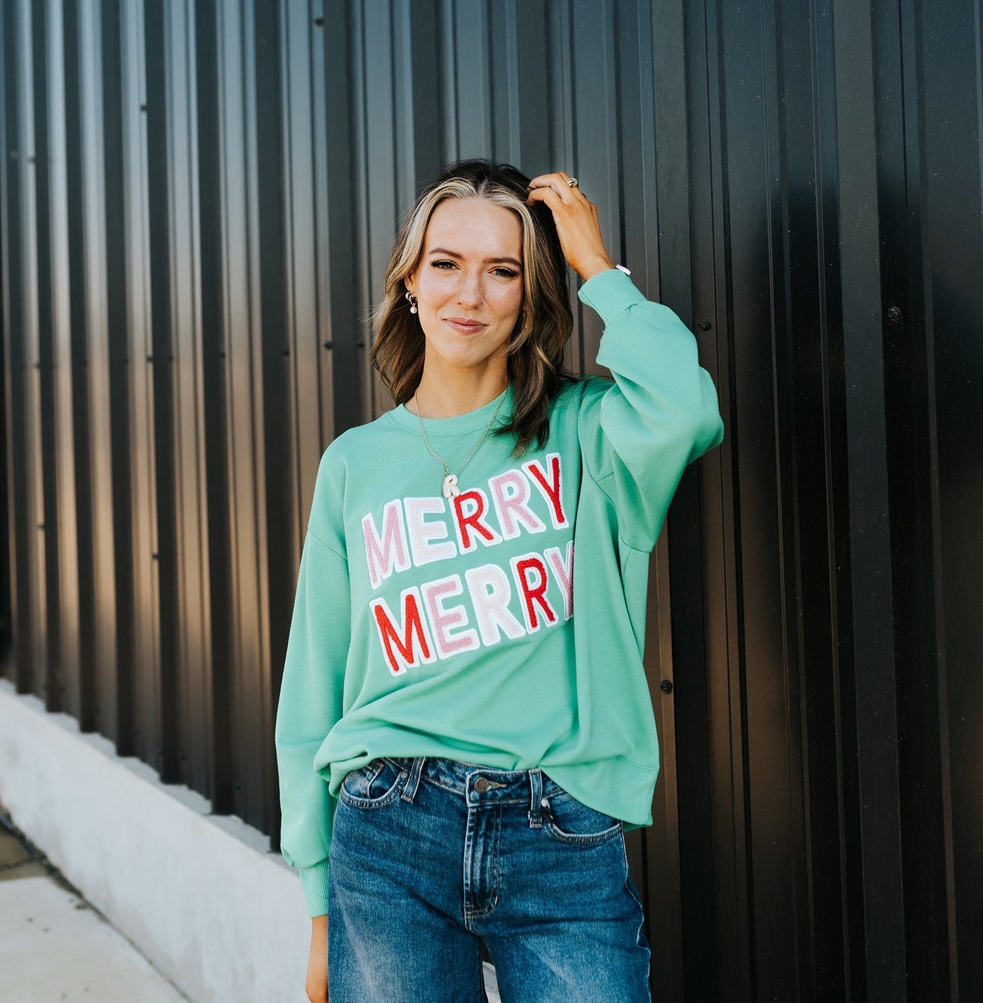 Sweatshirt Sarah Merry Merry - Southern Soule Designs