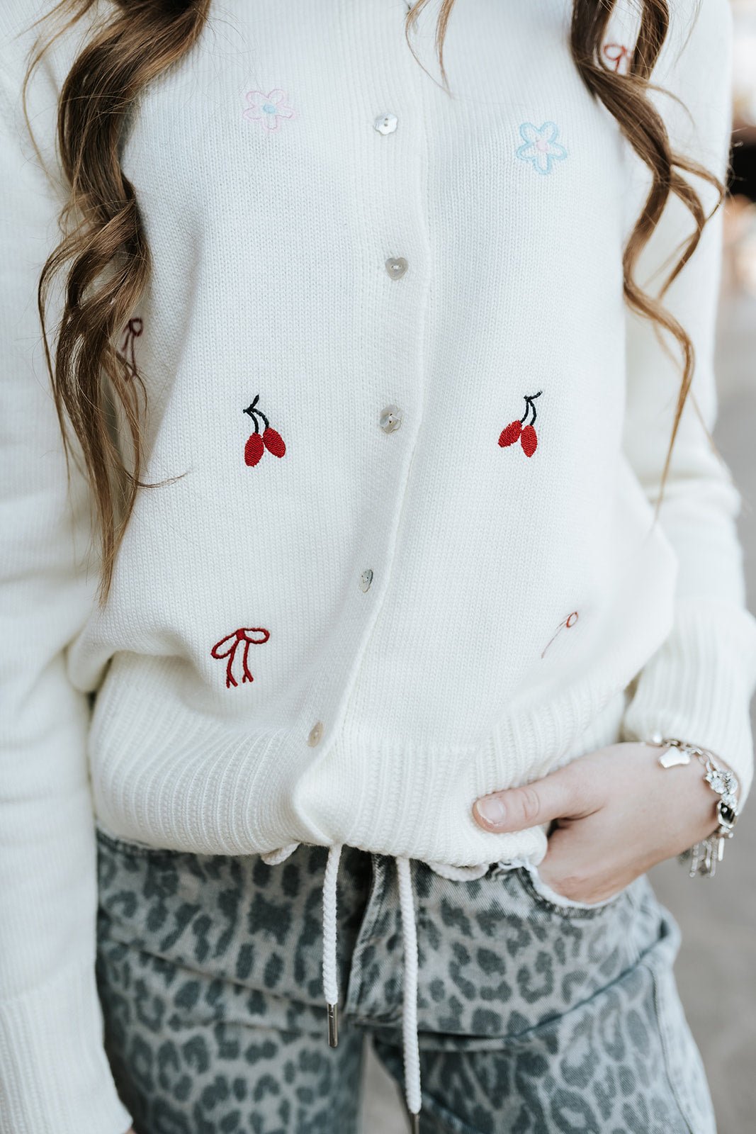 Sweet Embroidered Knit Cardigan RP2661 - Southern Soule Designs