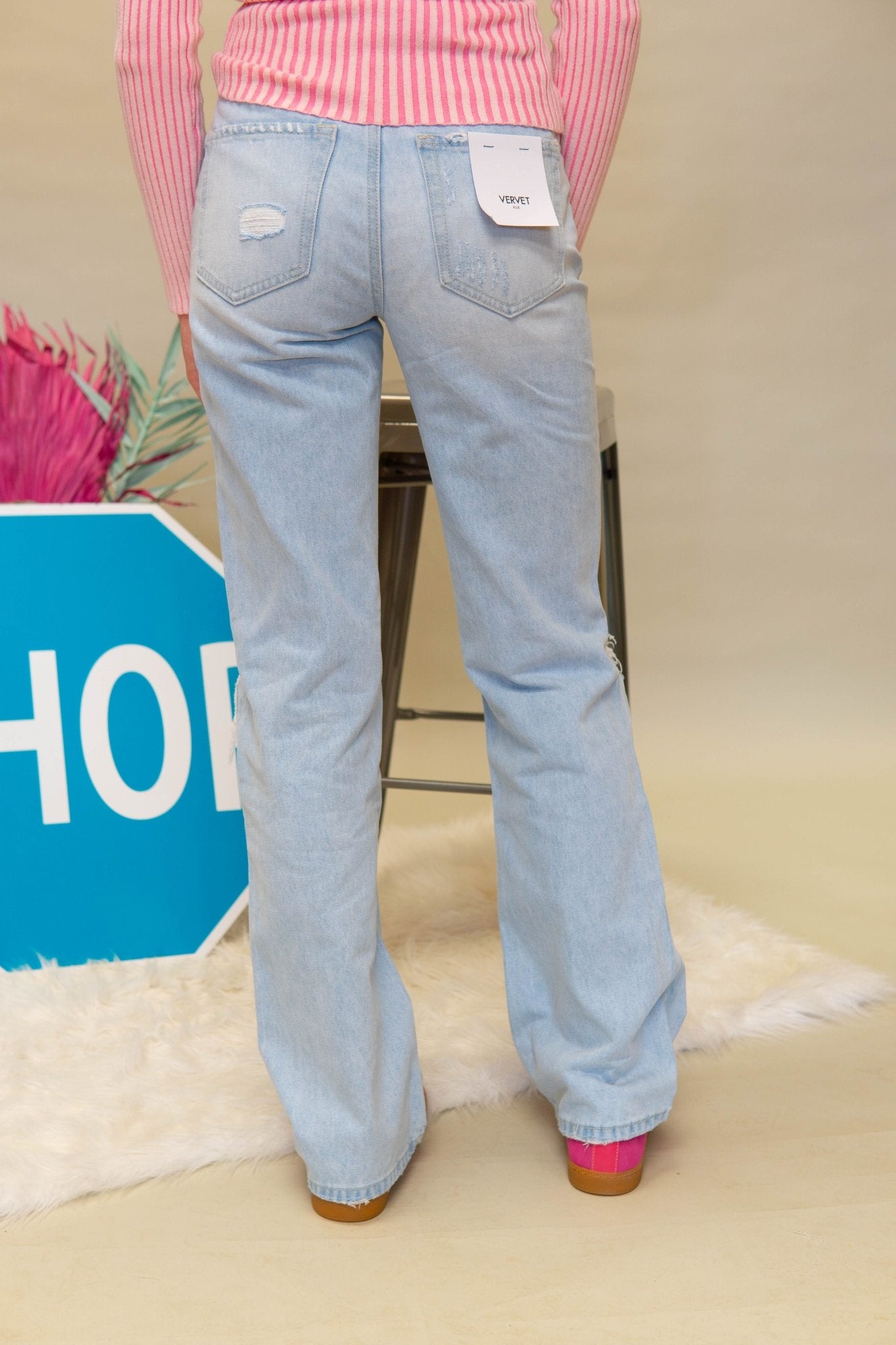 T5346 90's Vintage Flare Jean Sunny Plains - Southern Soule Designs