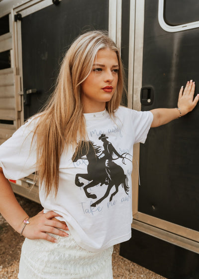 Take Me Away Wide Crop Tee 10030 - SR135 - Southern Soule Designs