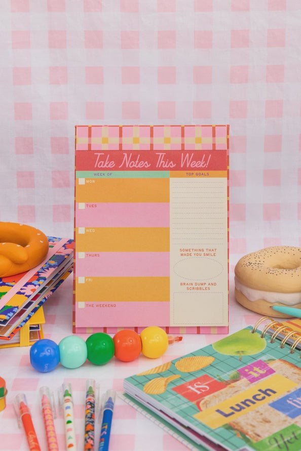 Take Notes This Week Desk Planner - Southern Soule Designs