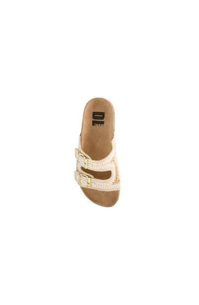 Tambour Crochet Sandal Natural - Southern Soule Designs