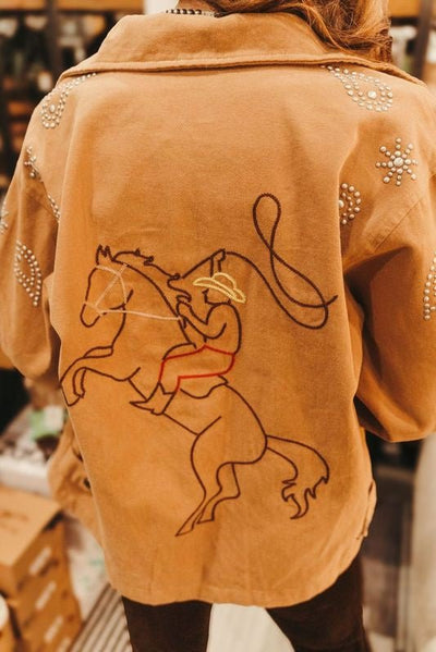 Tan Rodeo Work Jacket BRJ3149 - Southern Soule Designs