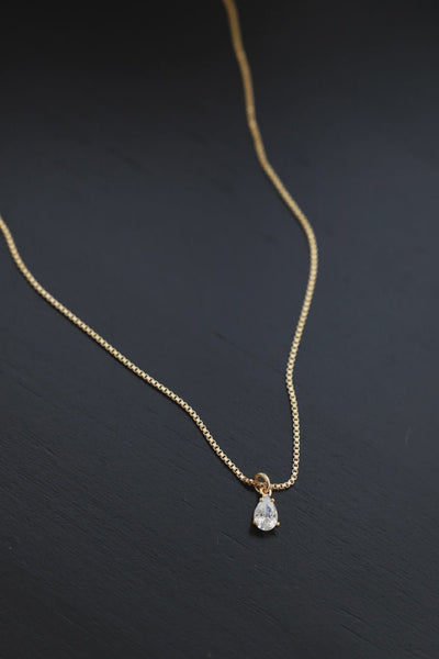 Tatum Teardrop Necklace - Southern Soule Designs