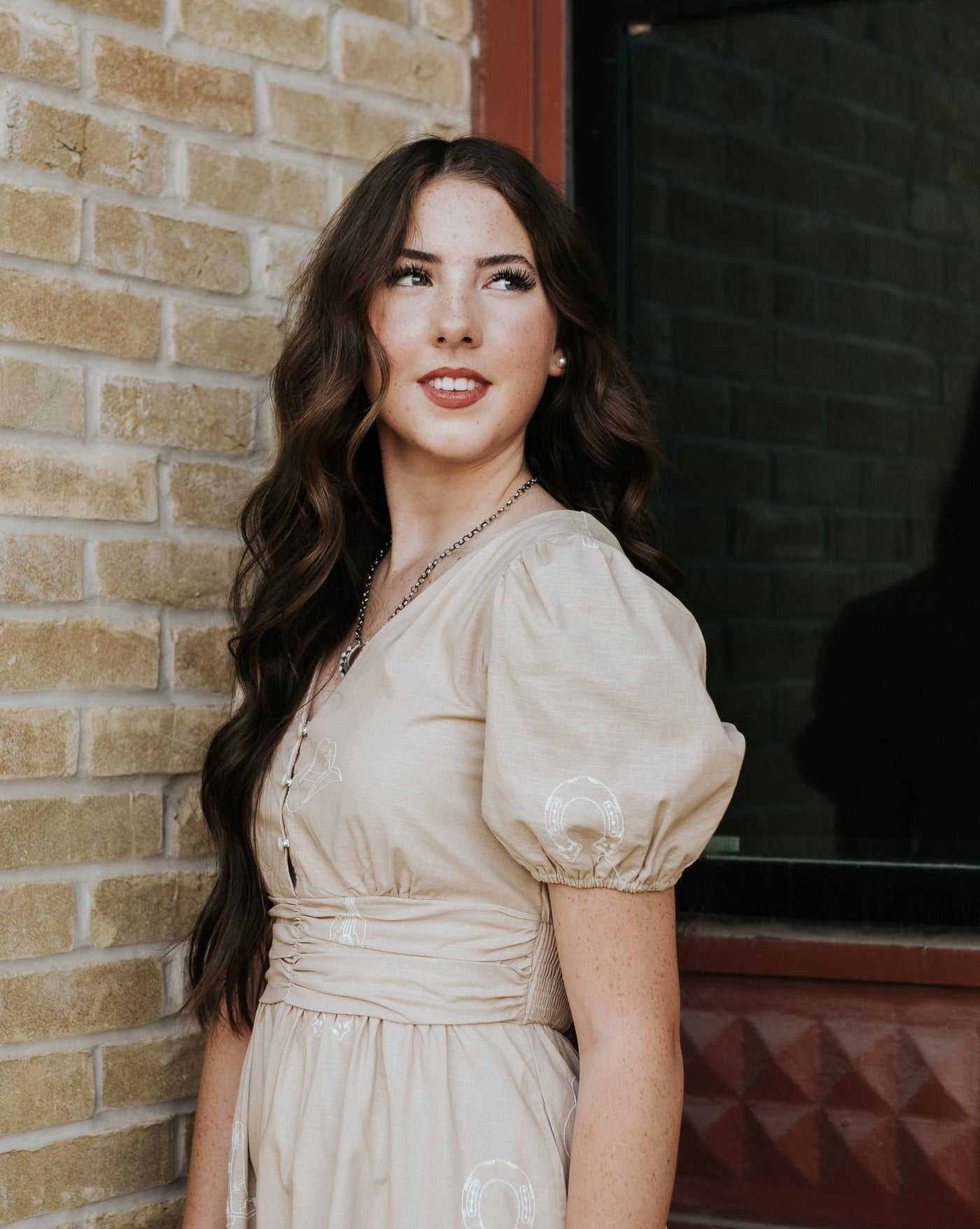 Taupe Maxie Dress 82095D - Southern Soule Designs