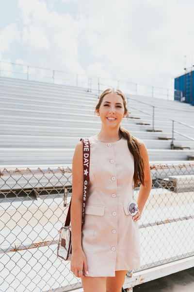 Taupe Sleeveless Blazer Dress SD3003 - Southern Soule Designs