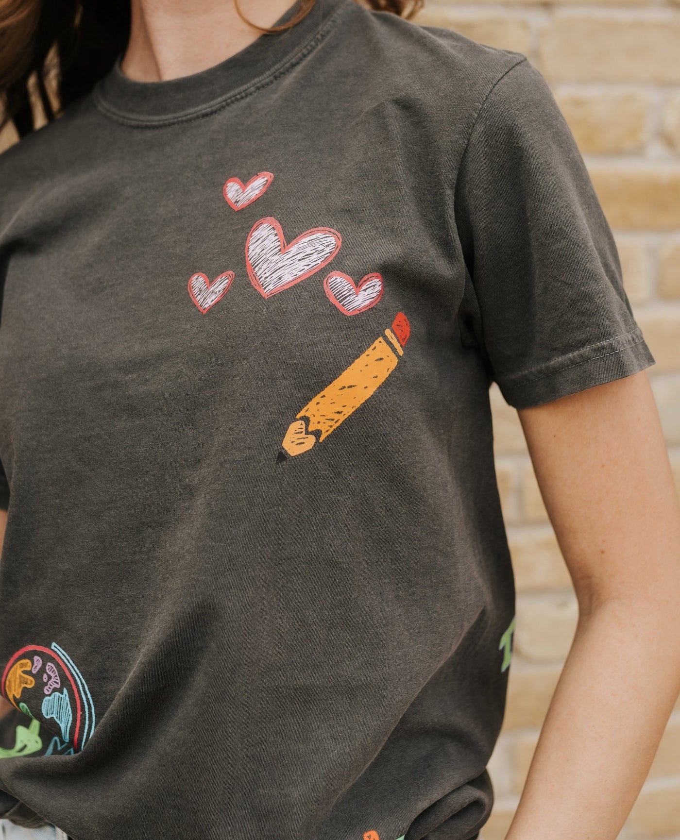 Teacher Patchwork Tee - Southern Soule Designs