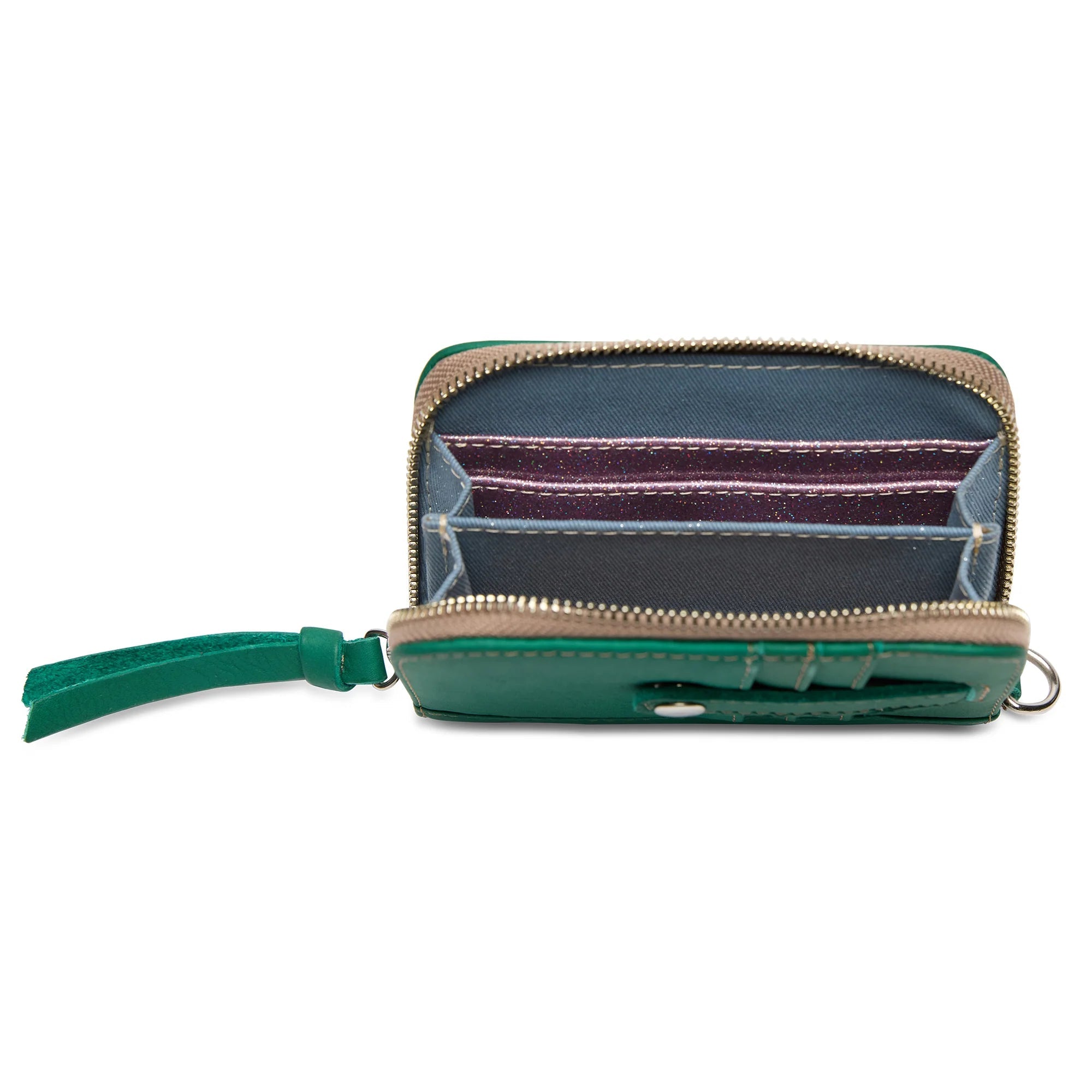 Teal Zippy Wallet - Southern Soule Designs
