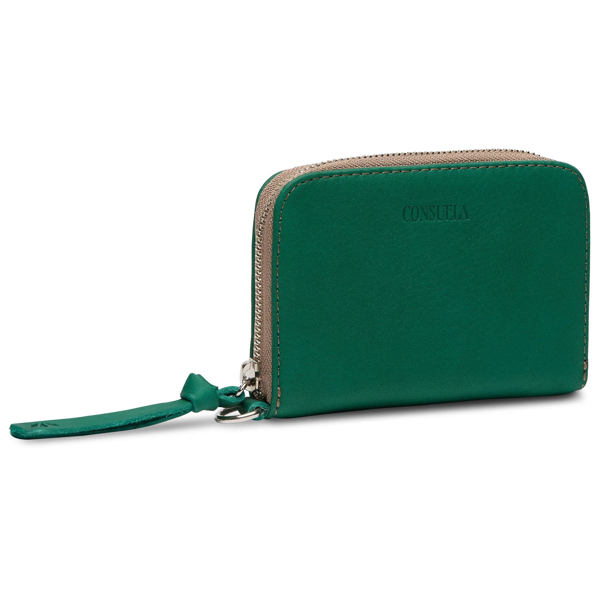 Teal Zippy Wallet - Southern Soule Designs