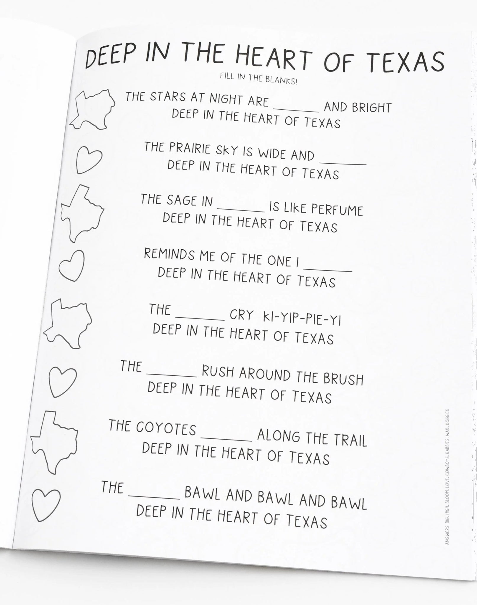 Texas Coloring Book - Southern Soule Designs