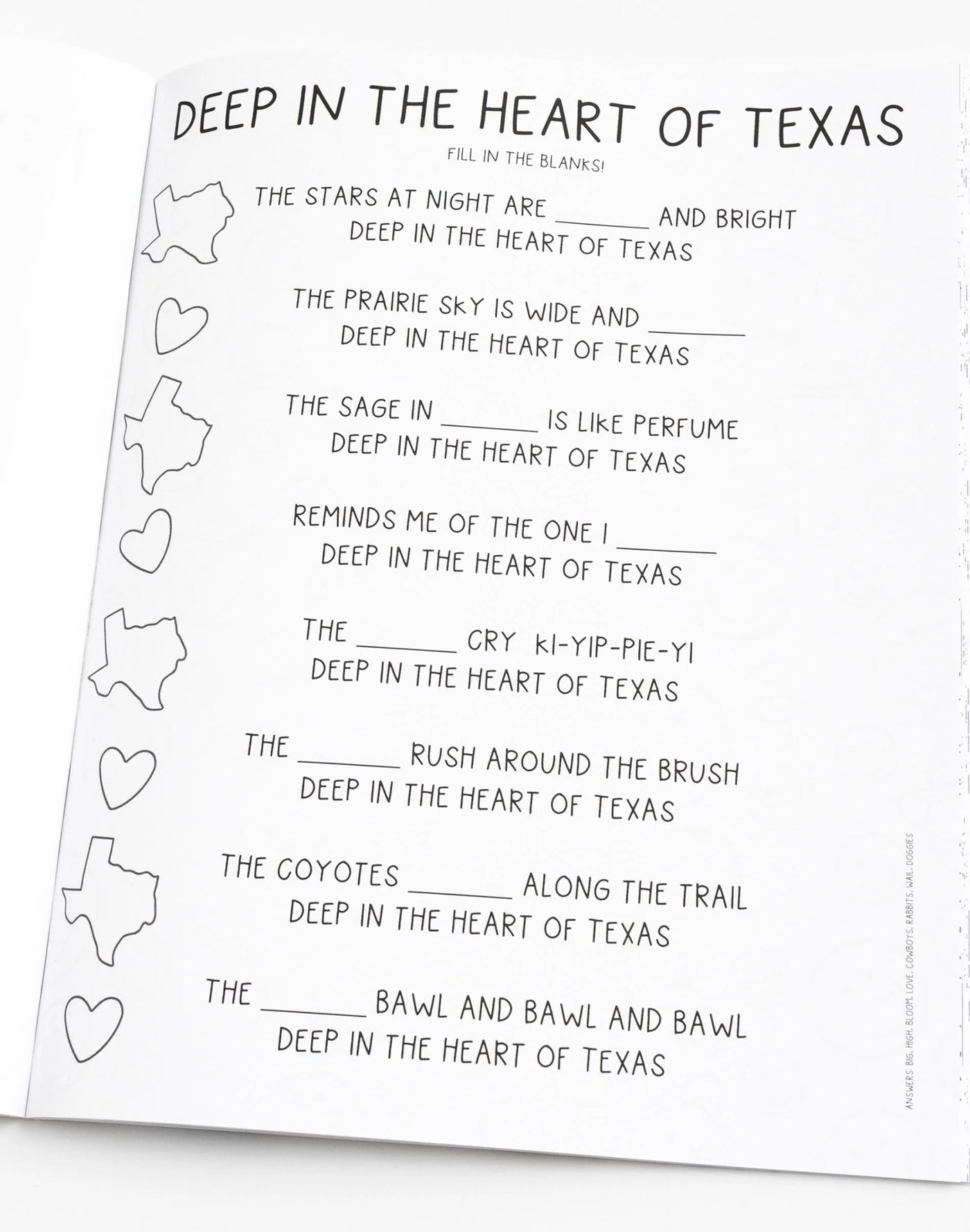 Texas Coloring Book - Southern Soule Designs