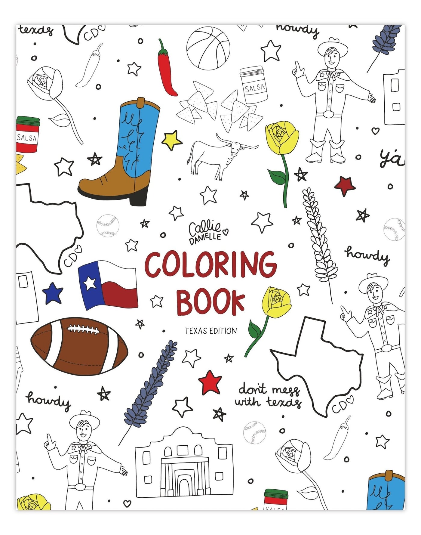 Texas Coloring Book - Southern Soule Designs