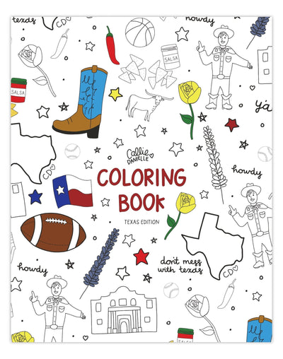 Texas Coloring Book - Southern Soule Designs
