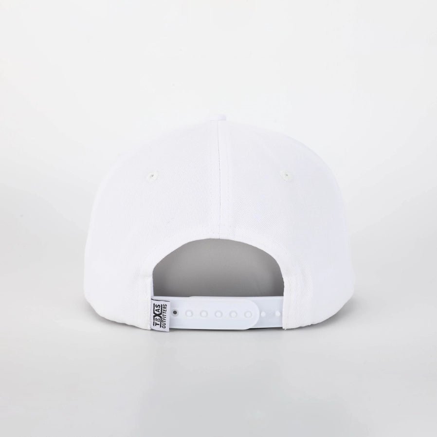 Texas Hat in Stadium White /College Maroon - Southern Soule Designs