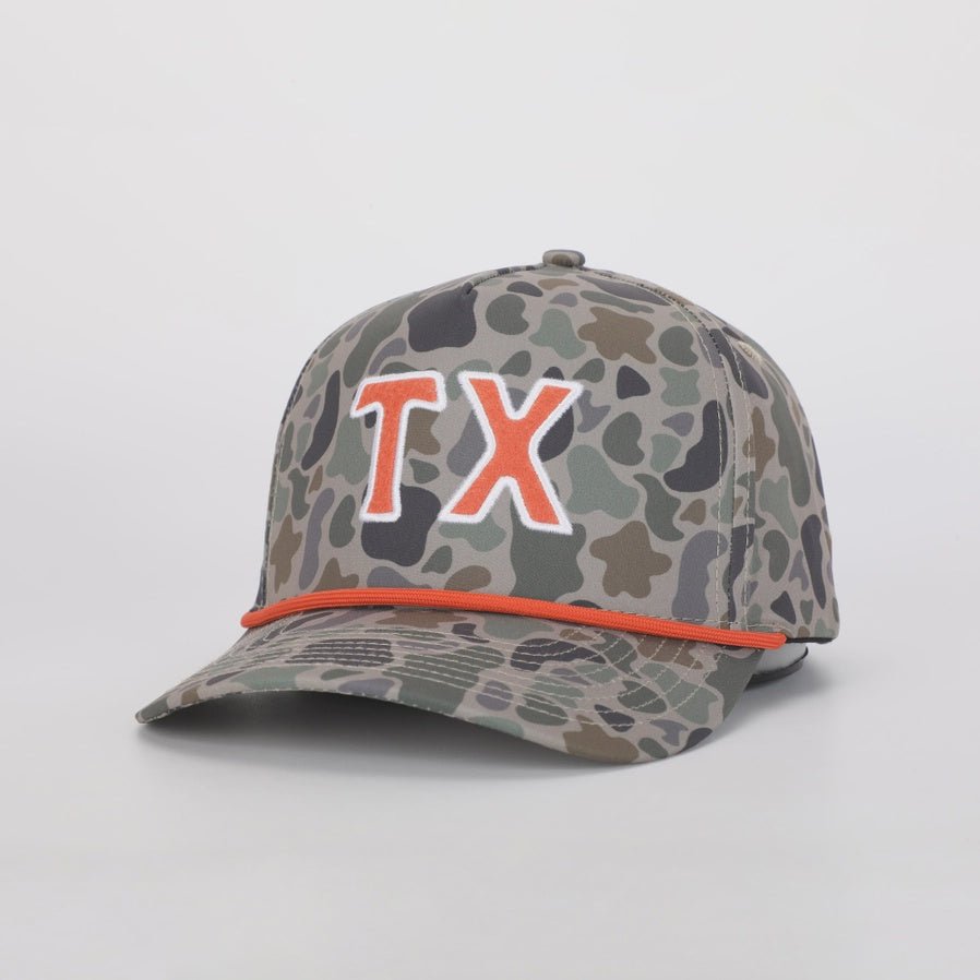 Texas Hat in TexCamo/Austin Orange - Southern Soule Designs