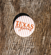 Texas Longhorns Script Button - Southern Soule Designs