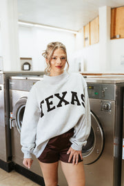 Texas Mock Neck Reversible Sweatshirt IT2594 - Southern Soule Designs