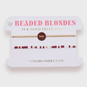 Texas State + Sprinkle Logo Bracelet Stack of 2 - Southern Soule Designs