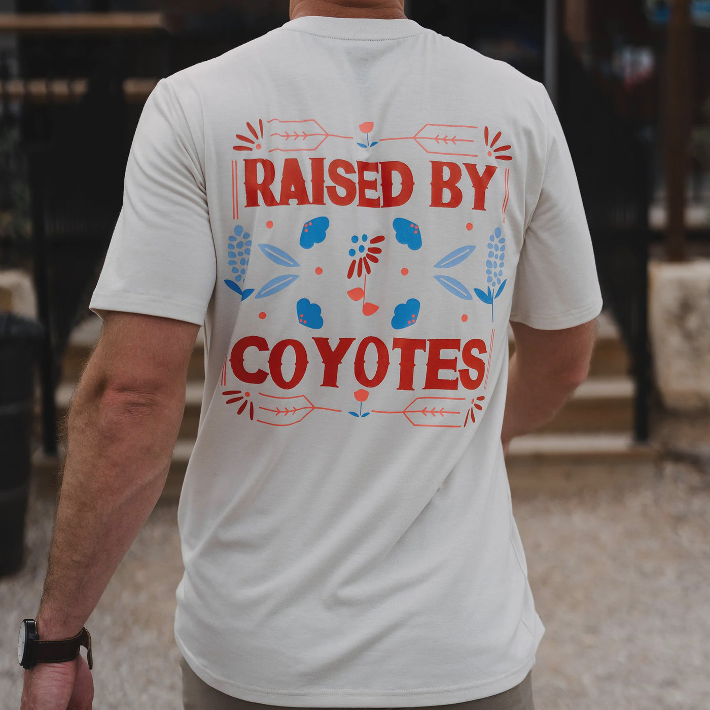 Raised by Coyotes Texas Wildflowers T-Shirt