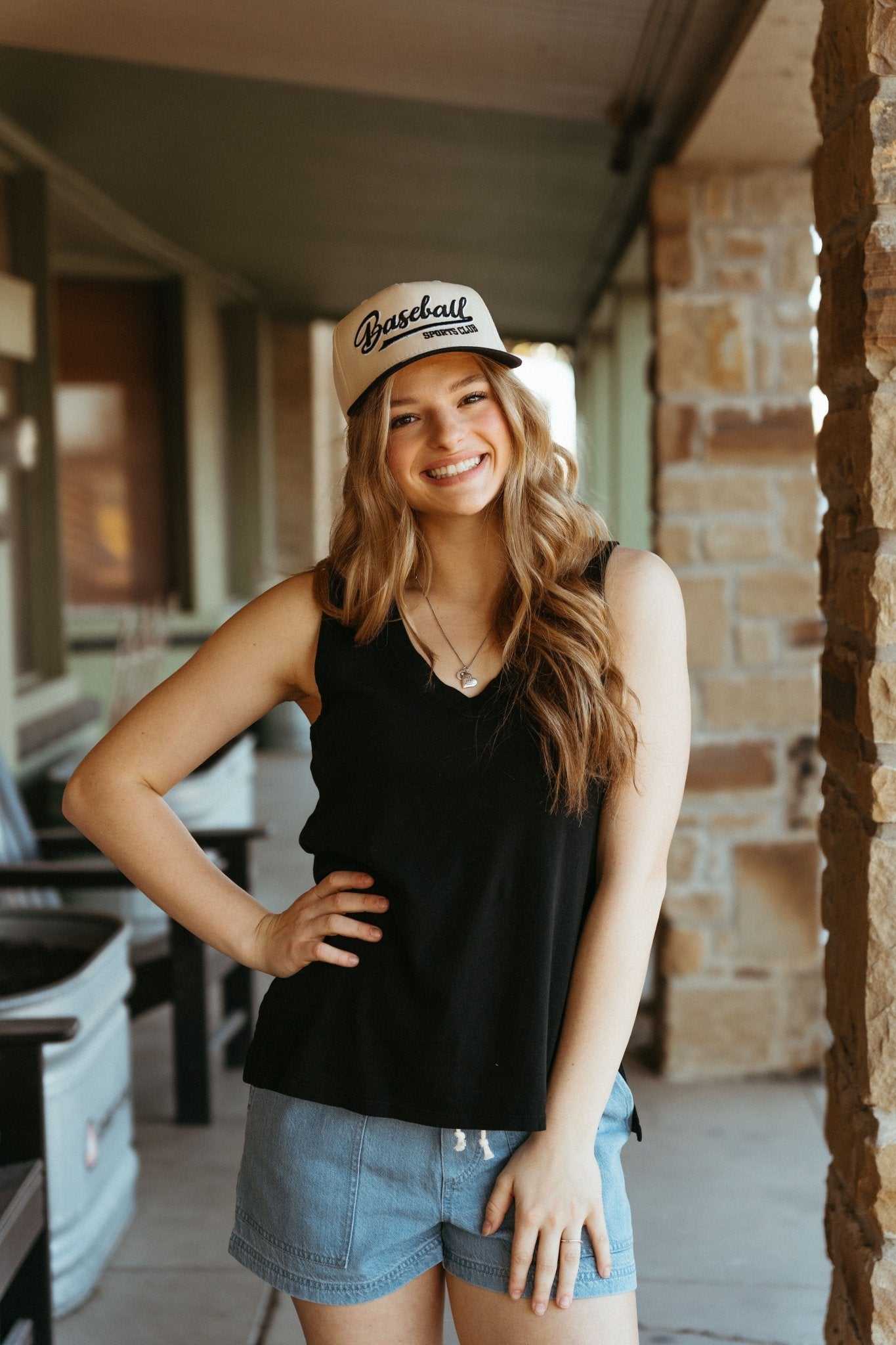 The Californian Tank Black ZT251305 - Southern Soule Designs