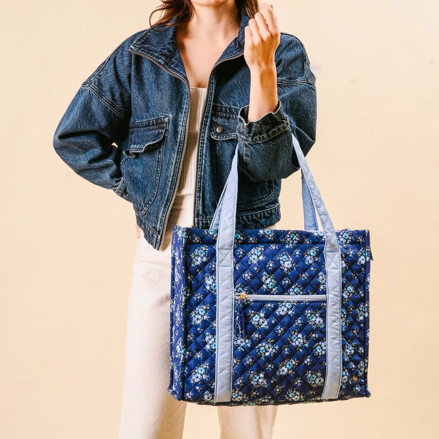 The Everyday Quilted Tote Bag - Southern Soule Designs