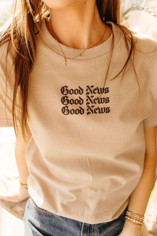 The Good News Easter Graphic Tee - Southern Soule Designs