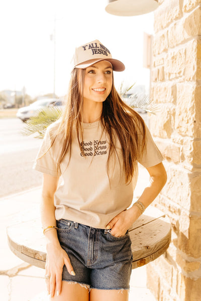 The Good News Easter Graphic Tee - Southern Soule Designs