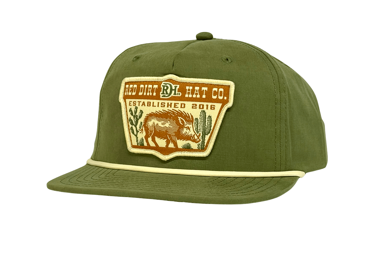 The Hunt - Olive/Olive Stone Rope Hat RDHC - 559 - Southern Soule Designs