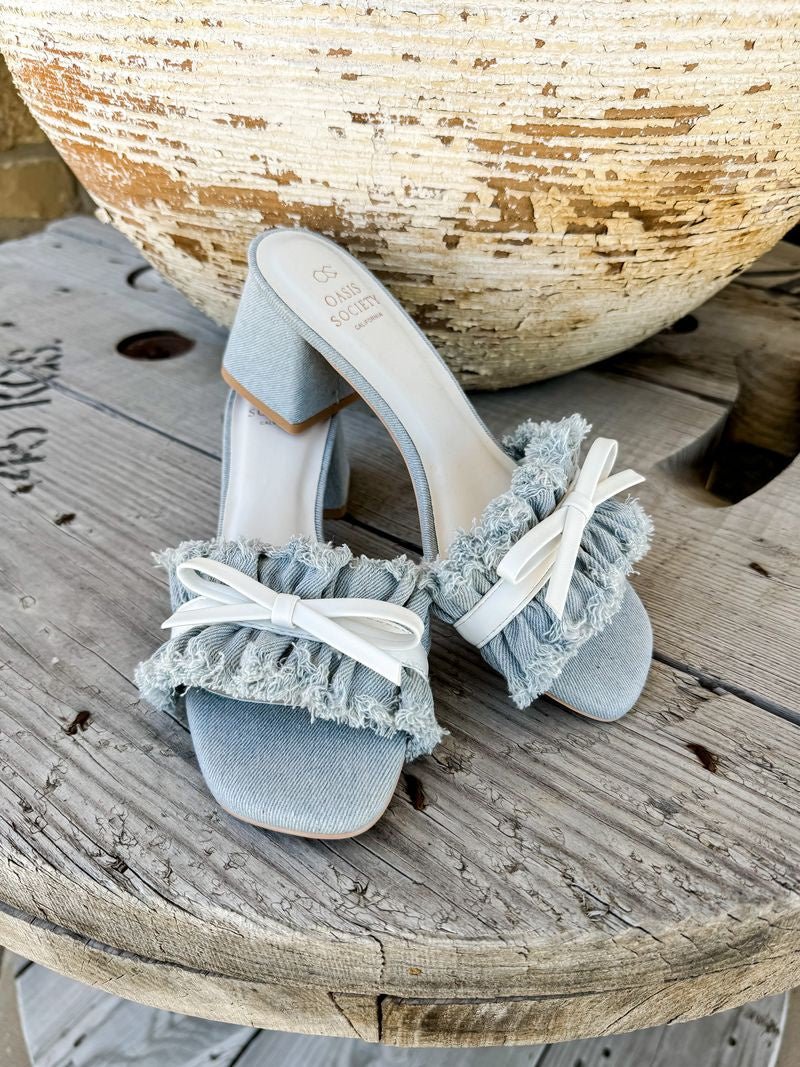 The Julissa Denim Sandal - Southern Soule Designs