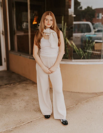 The Phoebe Beige Pants PM1128 - Southern Soule Designs