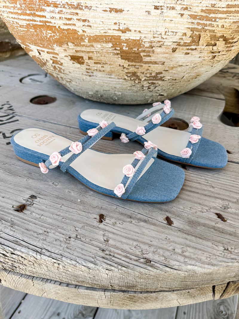 The Rosanna Denim Flat - Southern Soule Designs
