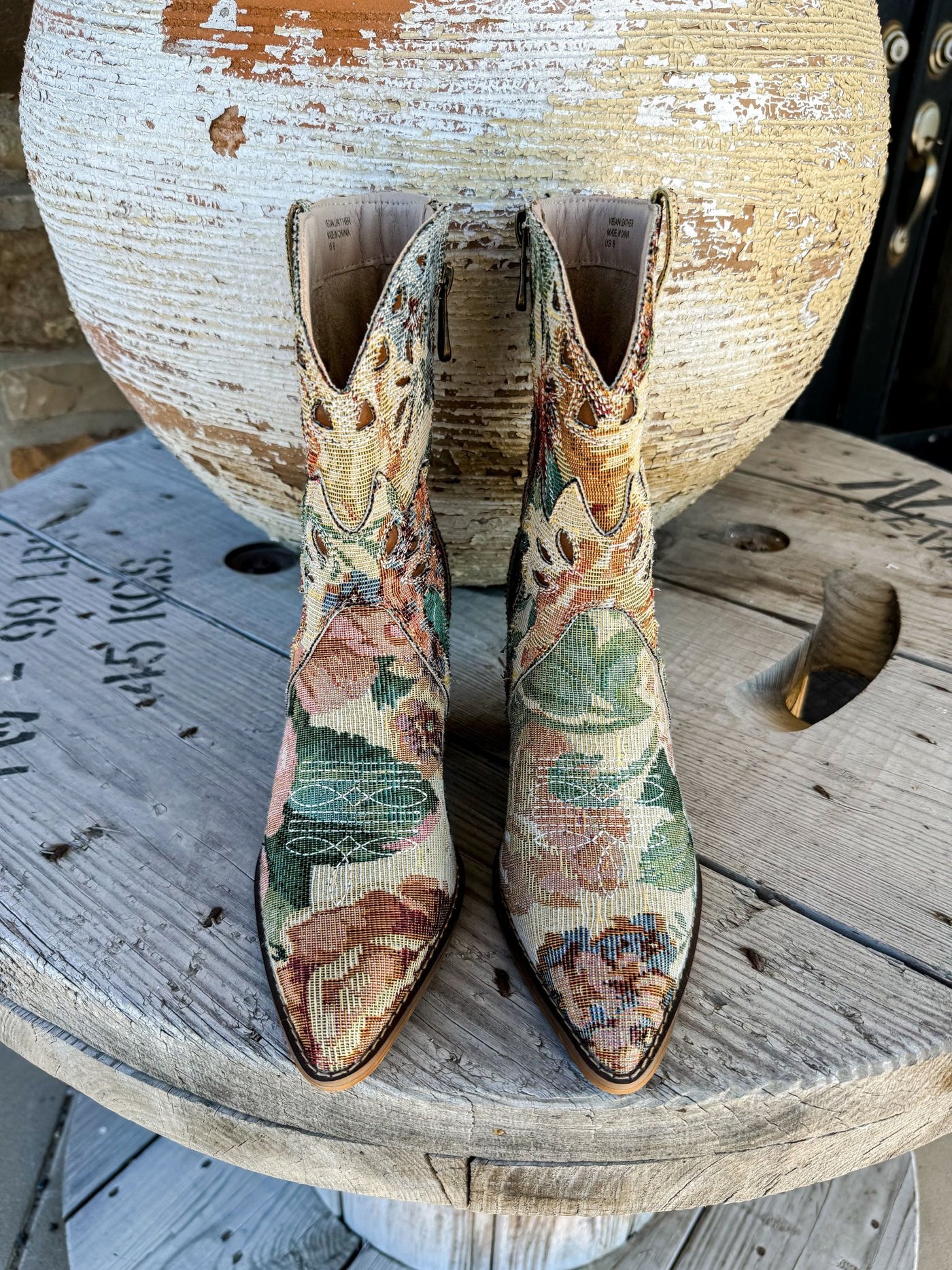 The Sorrel Floral Western Bootie - Southern Soule Designs