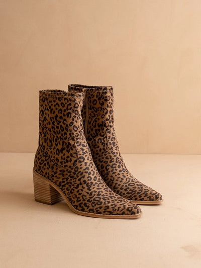 The Vienna Bootie Leopard Sleek - Southern Soule Designs
