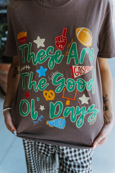 These Are The Good Ol' Days Football Tee - Southern Soule Designs