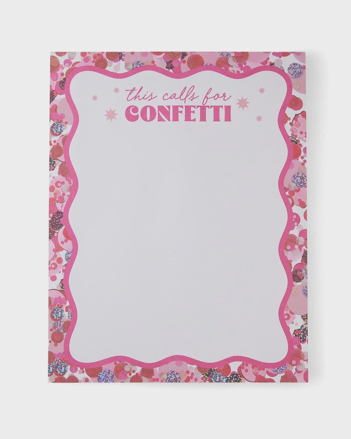 This Calls for Confetti Jumbo Notepad - Southern Soule Designs