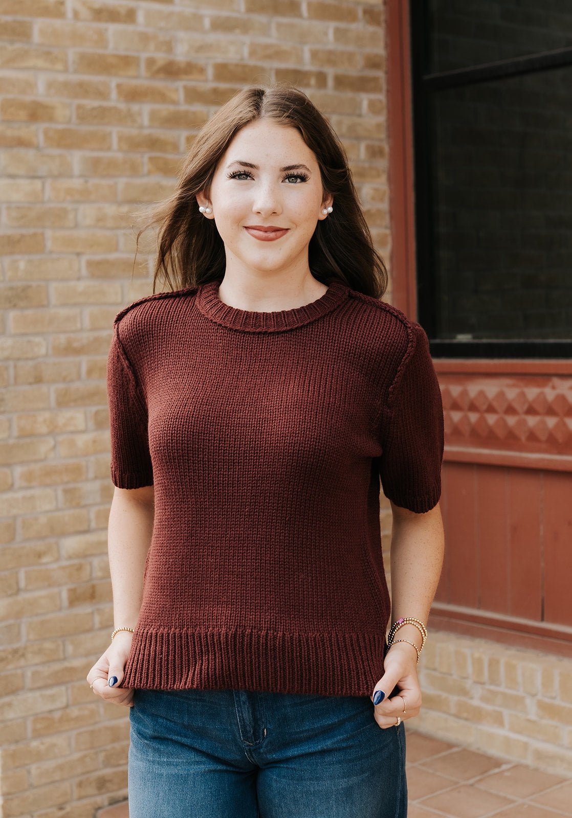 Tibetan Red Sabine Sweater - Southern Soule Designs