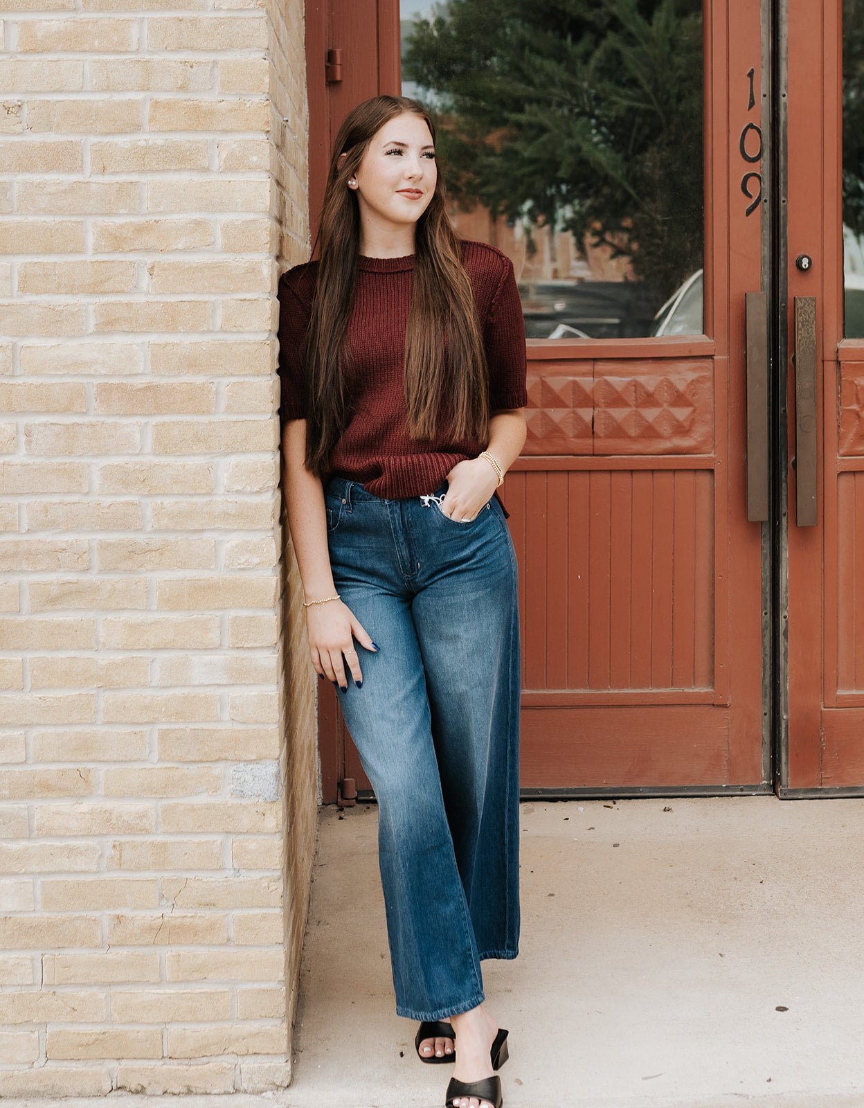 Tibetan Red Sabine Sweater - Southern Soule Designs