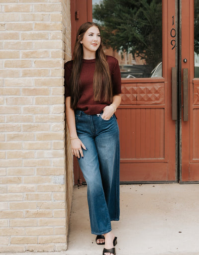 Tibetan Red Sabine Sweater - Southern Soule Designs