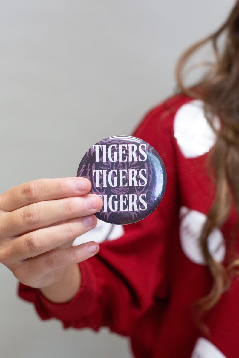 Tigers X3 Button - Southern Soule Designs