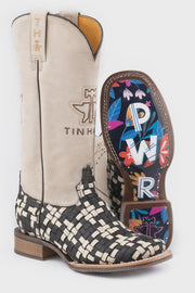 Tin Haul WMS Houndstooth Sq Toe - Southern Soule Designs