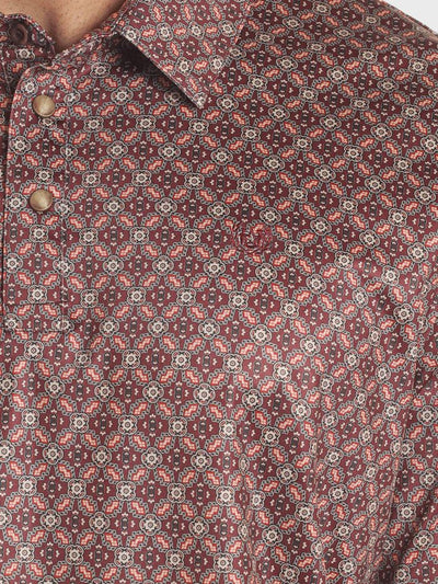 TM51T04915 Burgundy Polo Snap - Southern Soule Designs