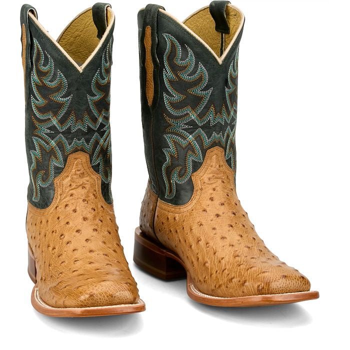 Tony Lama Blaine Umber/Forest Green Goat RN3571 - Southern Soule Designs