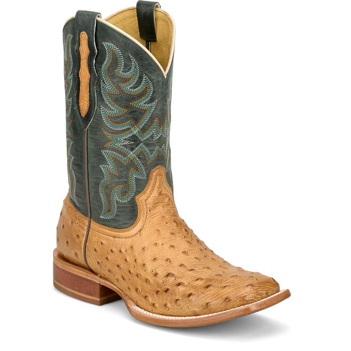 Tony Lama Blaine Umber/Forest Green Goat RN3571 - Southern Soule Designs