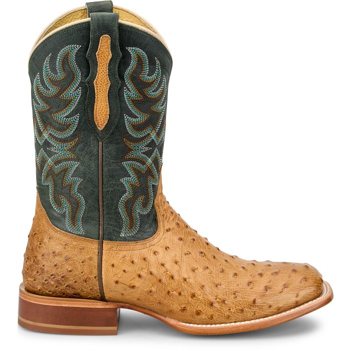 Tony Lama Blaine Umber/Forest Green Goat RN3571 - Southern Soule Designs