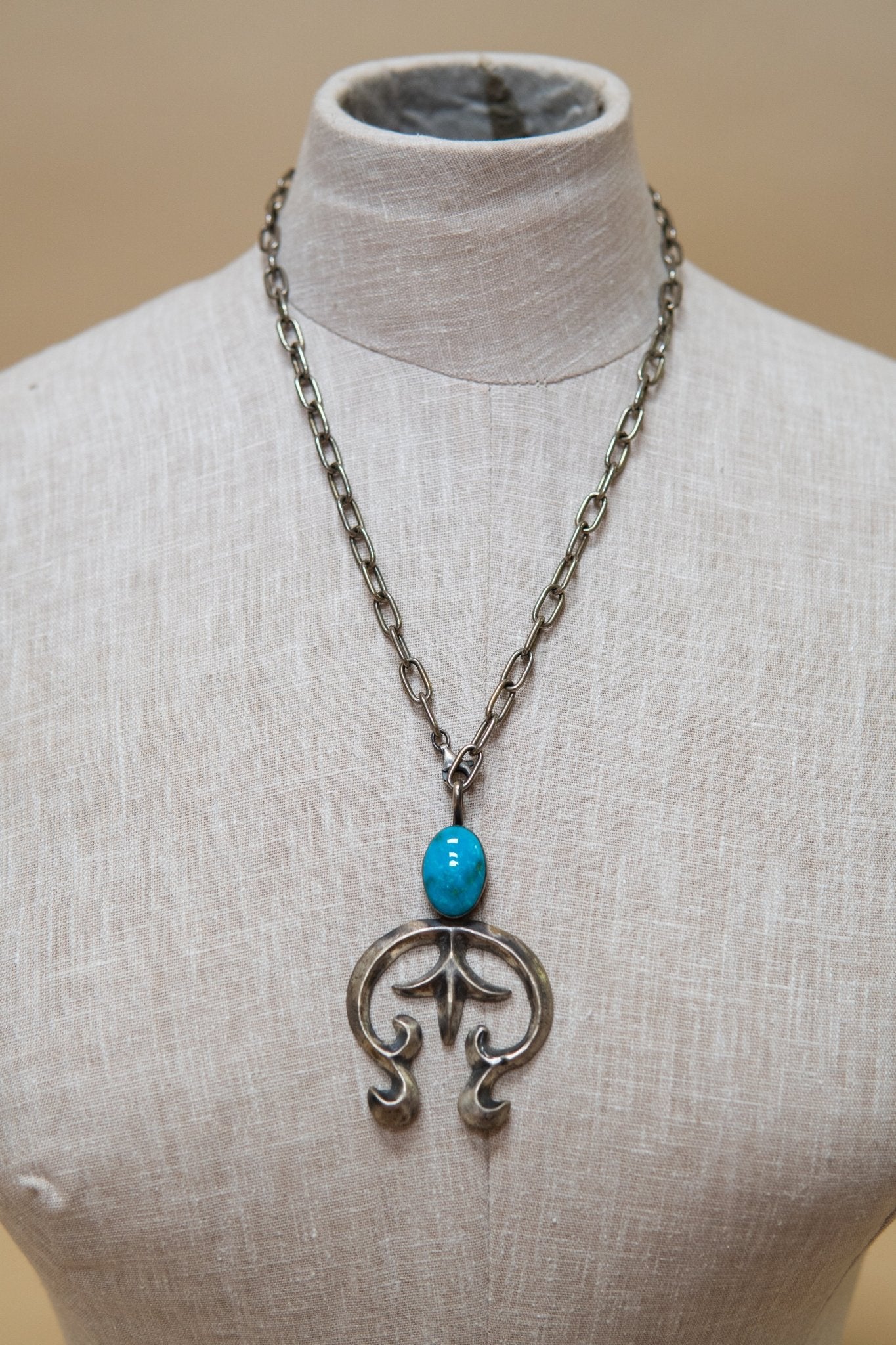 Tonya Yazzie Handmade SS Necklace - Southern Soule Designs