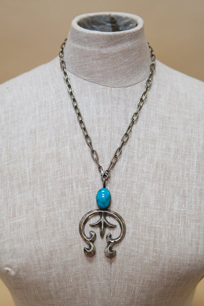Tonya Yazzie Handmade SS Necklace - Southern Soule Designs