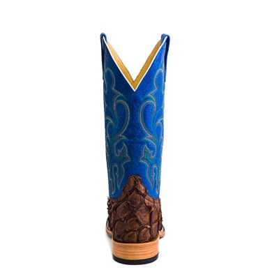 Top Hand Collection Pirarucu & Royal Blue Boot - Southern Soule Designs