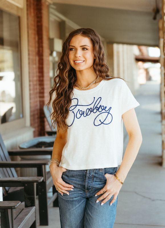 Ariat Women's Cowboy Tee Cloud Dancer 10055139